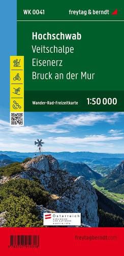 Hochschwab, hiking, cycling and leisure map 1:50,000, freytag & berndt, WK 0041