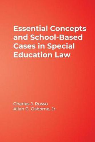 Essential Concepts and School-Based Cases in Special Education Law