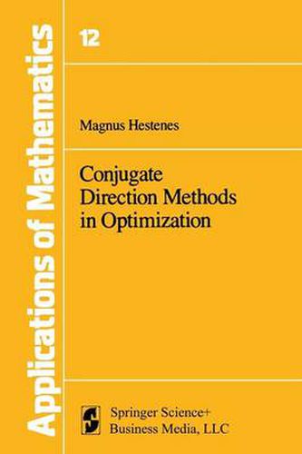 Cover image for Conjugate Direction Methods in Optimization