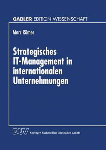 Cover image for Strategisches It-Management in Internationalen Unternehmungen