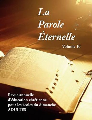 Cover image for La Parole  ternelle (adultes), volume 10