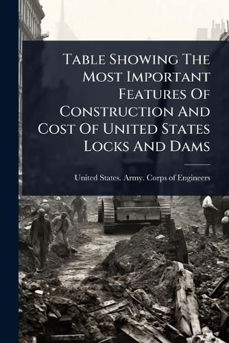 Cover image for Table Showing The Most Important Features Of Construction And Cost Of United States Locks And Dams