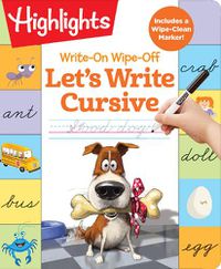 Cover image for Write-On Wipe-Off: Let's Write Cursive