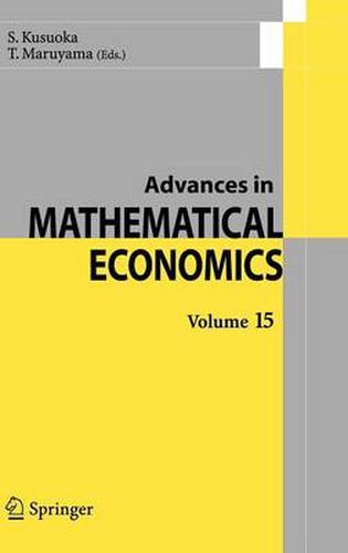 Cover image for Advances in Mathematical Economics Volume 15