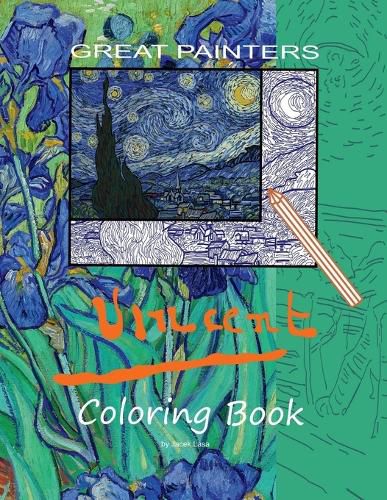 Cover image for Great Painters Vincent Coloring Book