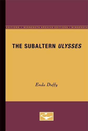 Cover image for The Subaltern Ulysses