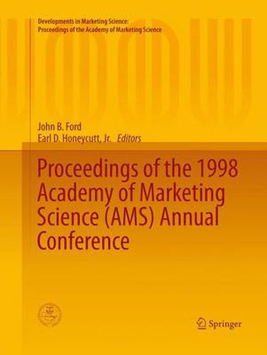 Cover image for Proceedings of the 1998 Academy of Marketing Science (AMS) Annual Conference