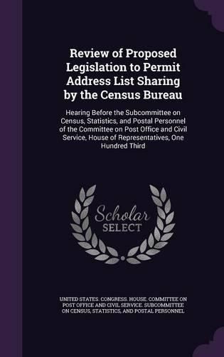 Review of Proposed Legislation to Permit Address List Sharing by the ...