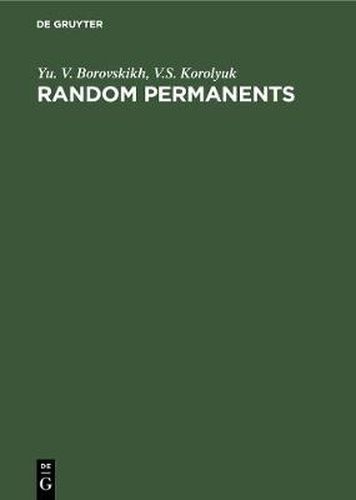 Cover image for Random Permanents