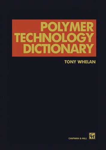 Cover image for Polymer Technology Dictionary