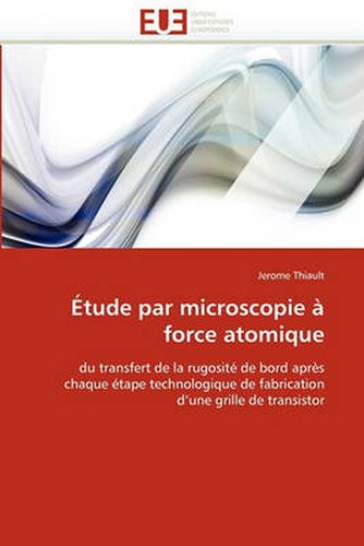 Cover image for Etude Par Microscopie a Force Atomique