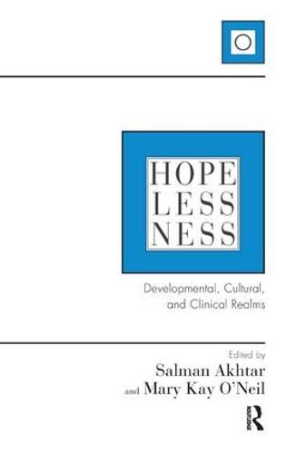 Cover image for Hopelessness: Developmental, Cultural, and Clinical Realms