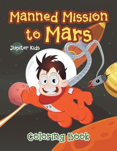 Cover image for Manned Mission to Mars Coloring Book