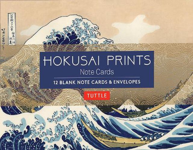 Cover image for Hokusai Prints Note Cards: 12 Blank Note Cards & Envelopes (6 x 4 inch cards in a box)