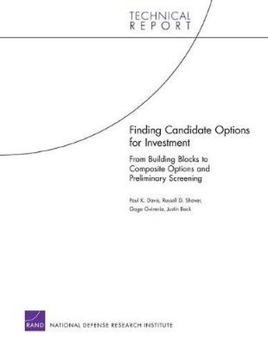 Cover image for Finding Candidate Options for Investment: From Building Blocks to Composite Options and Preliminary Screening