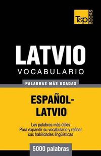 Cover image for Vocabulario espanol-leton - 5000 palabras mas usadas