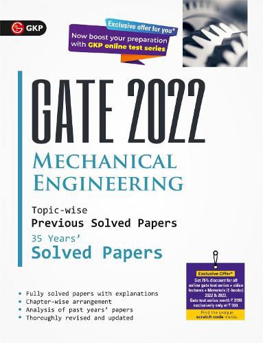 Gate 2022 Mechanical Engineering - 35 Years Topic-Wise Previous Solved Papers