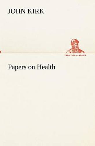 Cover image for Papers on Health