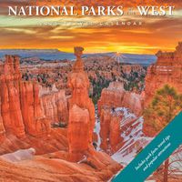 Cover image for National Parks of the West 2025 12 X 12 Wall Calendar