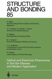 Cover image for Optical and Electronic Phenomena in Sol-Gel Glasses and Modern Application