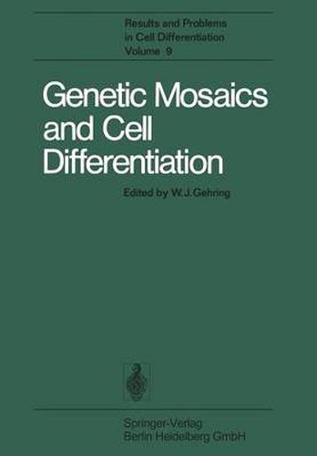 Cover image for Genetic Mosaics and Cell Differentiation
