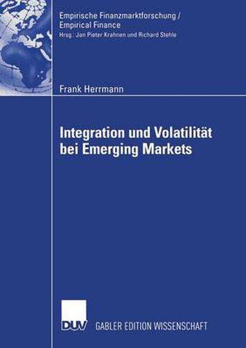 Cover image for Integration Und Volatilitat Bei Emerging Markets