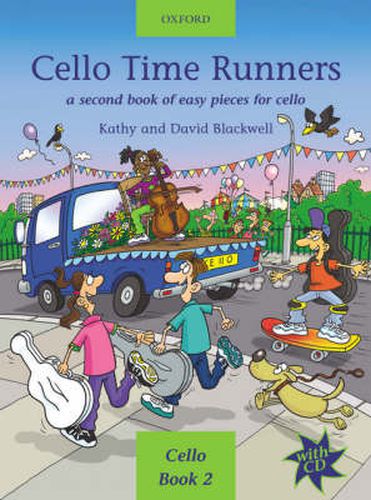 Cover image for Cello Time Runners: A Second Book of Easy Pieces for Cello