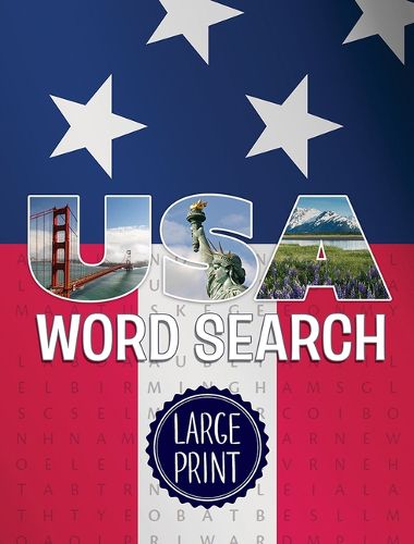 Cover image for USA Word Search Puzzles (Large Print)