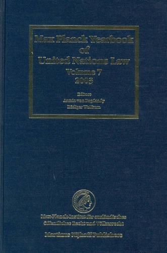 Cover image for Max Planck Yearbook of United Nations Law, Volume 7 (2003)