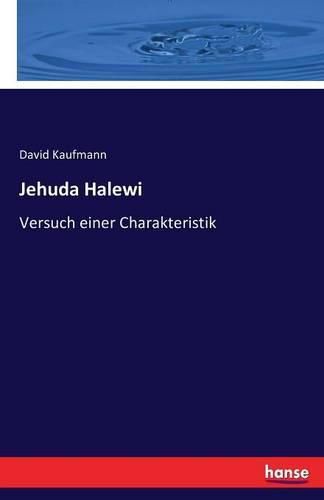 Cover image for Jehuda Halewi: Versuch einer Charakteristik