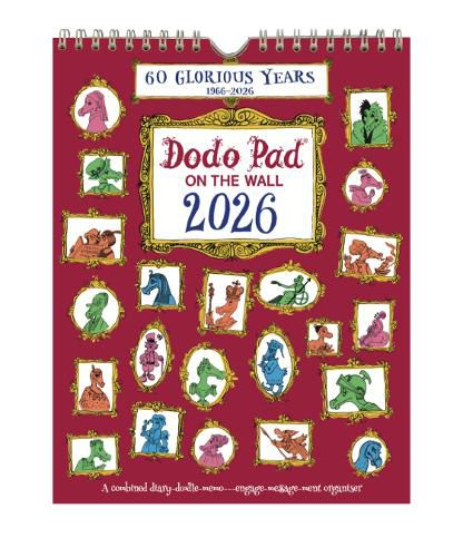 Cover image for The Dodo Pad On The Wall 2026 - Calendar Year Wall Hanging Week to View Calendar Organiser