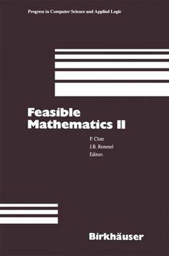 Cover image for Feasible Mathematics II