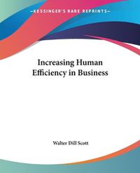 Cover image for Increasing Human Efficiency In Business