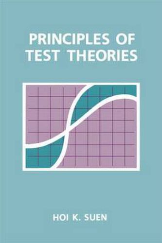 Cover image for Principles of Test Theories