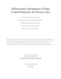 Cover image for Effectiveness and Impacts of Dust Control Measures for Owens Lake