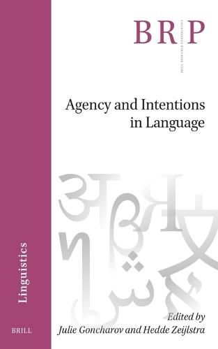 Cover image for Agency and Intentions in Language