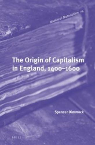 Cover image for The Origin of Capitalism in England, 1400-1600