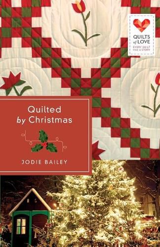 Cover image for Quilted by Christmas