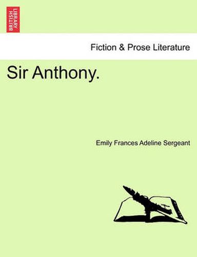 Cover image for Sir Anthony.