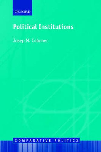 Cover image for Political Institutions: Democracy and Social Choice