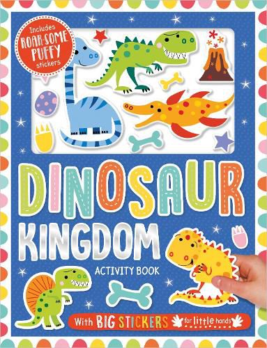 Cover image for Dinosaur Kingdom Activity Book (With Big Stickers for Little Hands)
