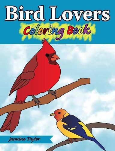 Cover image for Bird Lovers Coloring Book