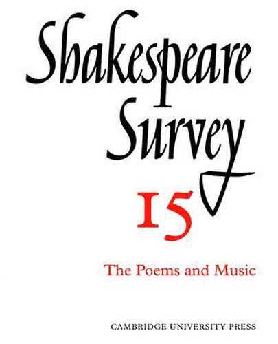 Cover image for Shakespeare Survey