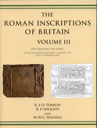 Roman Inscriptions of Britain Volume III