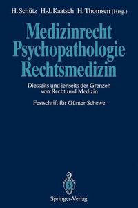 Cover image for Medizinrecht - Psychopathologie - Rechtsmedizin