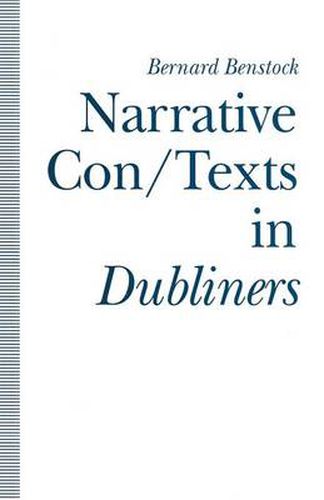 Cover image for Narrative Con/Texts in Dubliners