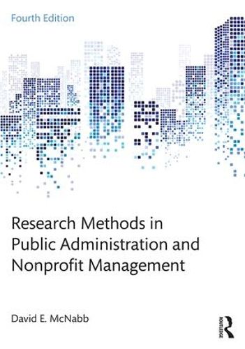 Cover image for Research Methods in Public Administration and Nonprofit Management