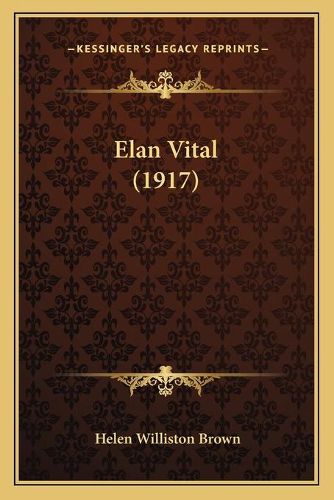 Cover image for Elan Vital (1917)