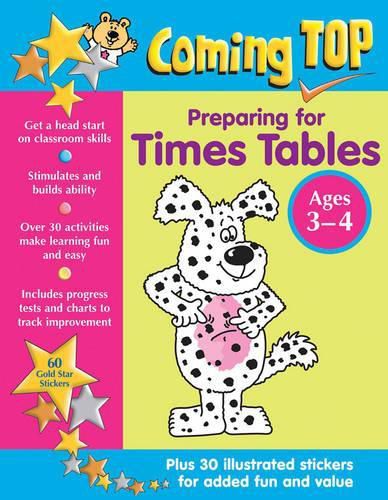 Cover image for Coming Top: Preparing for Times Tables - Ages 3-4