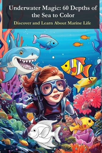 Cover image for Underwater Magic - 60 Depths of the Sea to Color